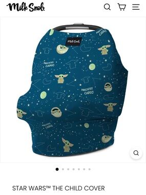 Milk Snob “The Child” car seat cover
